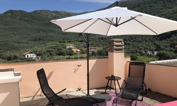 Gazzelli House | Between olive trees and the sea, private terrace with barbecue and panoramic view