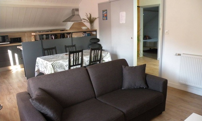 Orcival Apartment | Between Sancy and Volcans d'Auvergne, Orcival, Basilica view, apartment sleeps 4.