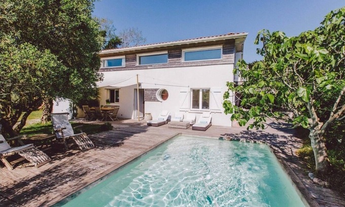 Anglet Villa | BIARRITZ/ANGLET VILLA beach heated pool calm furnished tourism 4 *