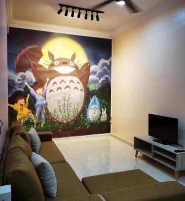 Bidor House | Bidor Totoro and One piece animation house