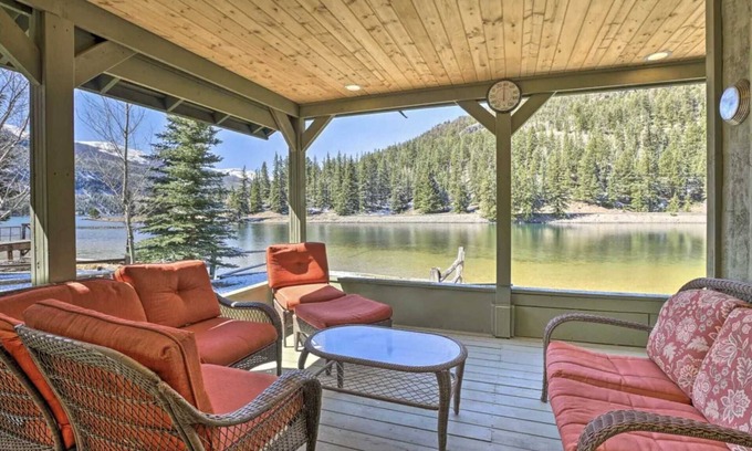 Lake City Cabin | Big Bear Cabin on the Lake -Sunshine and Views Right on the Water!