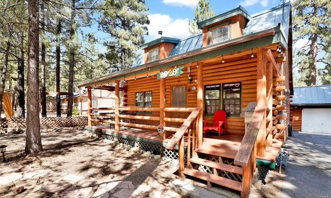 Woodlands Cabin | Big Bear Haven Cozy Log Cabin~ Mins To Activities~