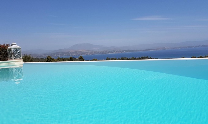 Agios Emilianos Villa | Big Blue Villa Porto Heli with Amazing View