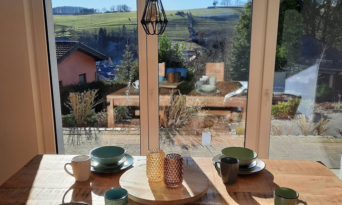 Nettersheim Apartment | Big break in the beautiful Eifel with sauna and fireplace