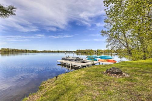 Rice Lake House | Big Fish Bay Hideaway - Rice Lake Home with Dock!