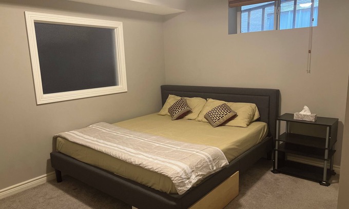 Royal Oak House | Big furnished Basement with 2 Bed rooms , 1 full Bath , Big living space