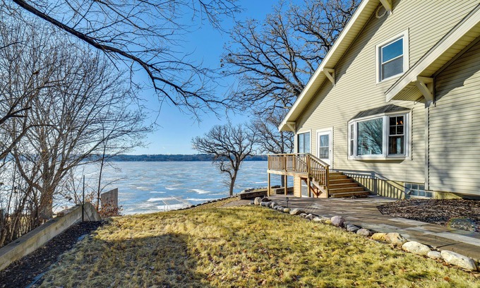 Ortonville House | Big Stone Lake Access: Home w/Private Beach