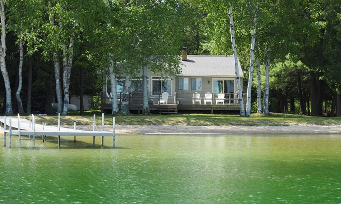 Lake Township Cottage | Birch Cove Bungalow - Gorgeous Lakefront with Private Dock!