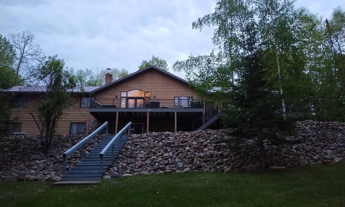 Birchwood House | Birchwood Haven-Wooded Lakefront Cabin Retreat on Big Chetac Lake, Birchwood WI