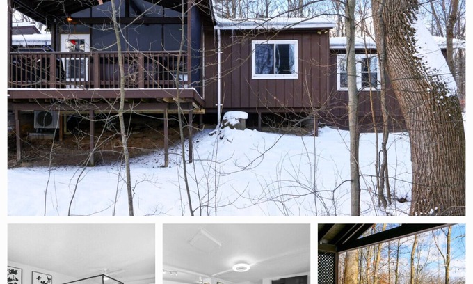 Streetsboro Cabin | Black Bear At Heron Hill Retreat Hot Tub On Lake!
