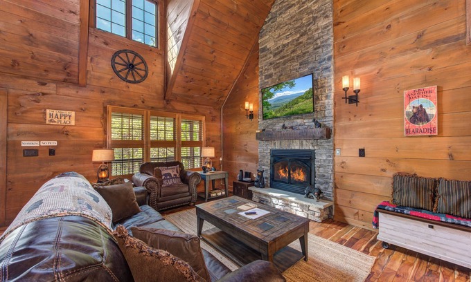Chalet Village North Cabin | Black Bear Cabin. Luxury with a Beautiful touch of Rustic.