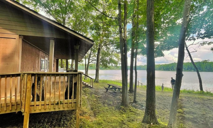 Lupton Cabin | Black Bear Lodge with Lake View