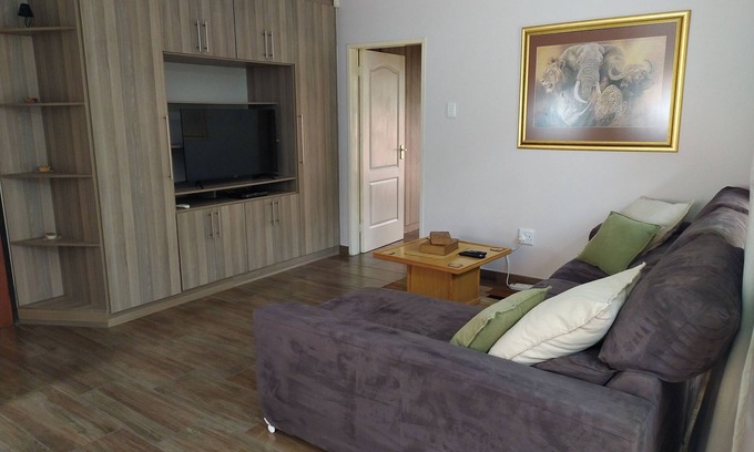 Vanderbijlpark Apartment | BLESSING furnished apartment, fully equipped kitchen, bathroom, lounge, bedroom.