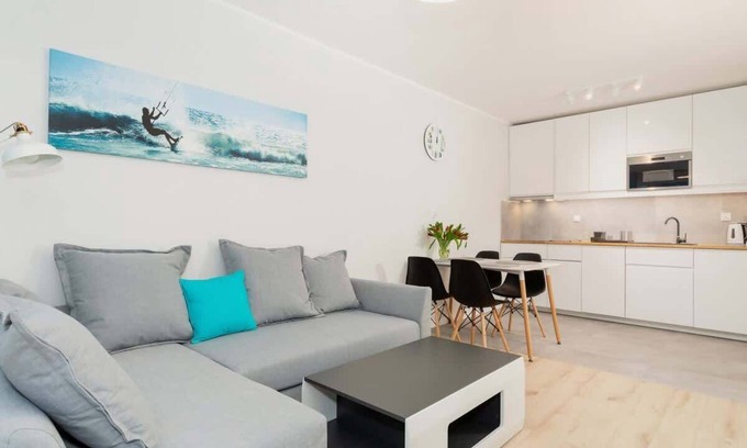 West Pomeranian Voivodeship Apartment | Bliżej Morza 14 | Close to Beach Apartment | Gym