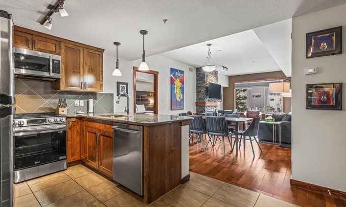 Canmore Apartment | Blissful Mountain Condo - Views & Resort Perks!