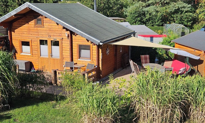 Plau am See House | Blockhütte am Plauer See. Das Bade und Angelparadies