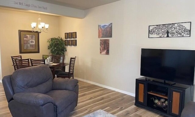 Mesquite Condo | Blossom Bungalow by Mesquite Vacation Rentals in the Heart of Mesquite with 2 Car Garage and $510 in free daily activities