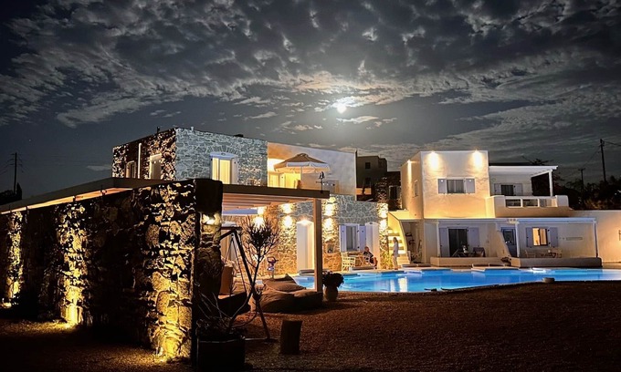 Adamas Apartment | BLU 1 Pool front traditional studio with amazing sea view ΜΑΓ 1304295