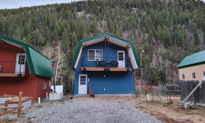 Idaho Springs Cabin | Blue Cabin in Idaho Springs