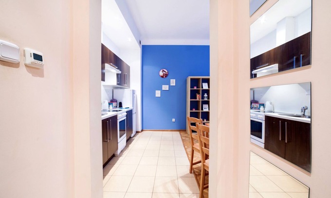 Powisle Apartment | Blue Happy Apartament/King size Bed
