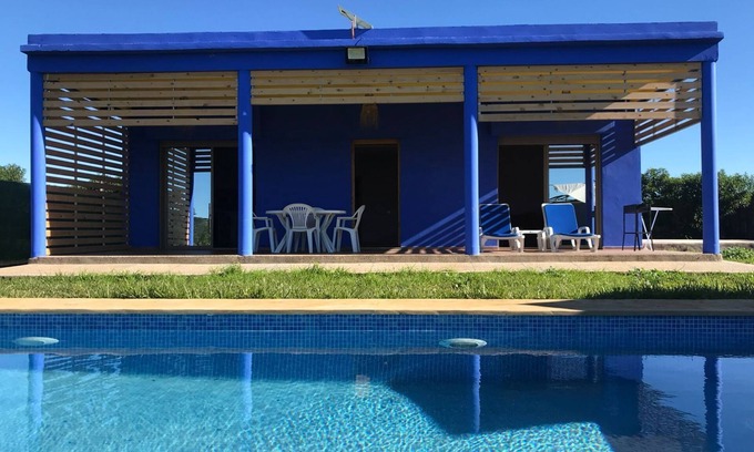Laghdira House | Blue house