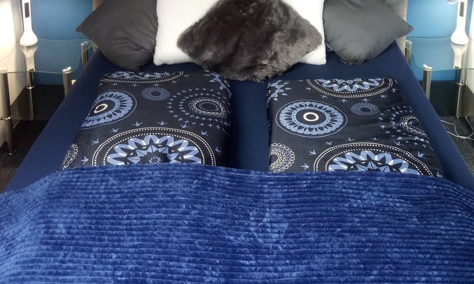 Germersheim Apartment | Blue Oasis apartment, live - dream - feel good with massage chair & Netflix