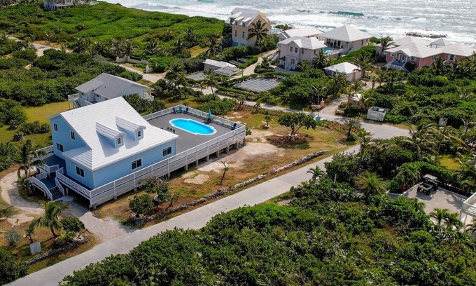 Hope Town House | Blue Summers: Amazing Atlantic Views. Pool, Dock