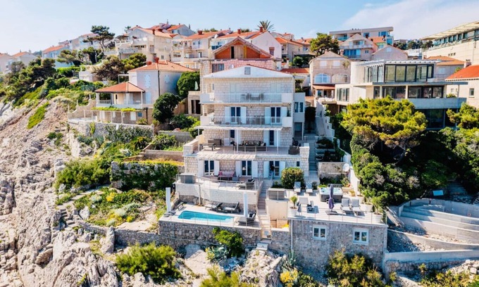 Gorica Villa | Blue Views Villa with Heated Pool & Jacuzzi