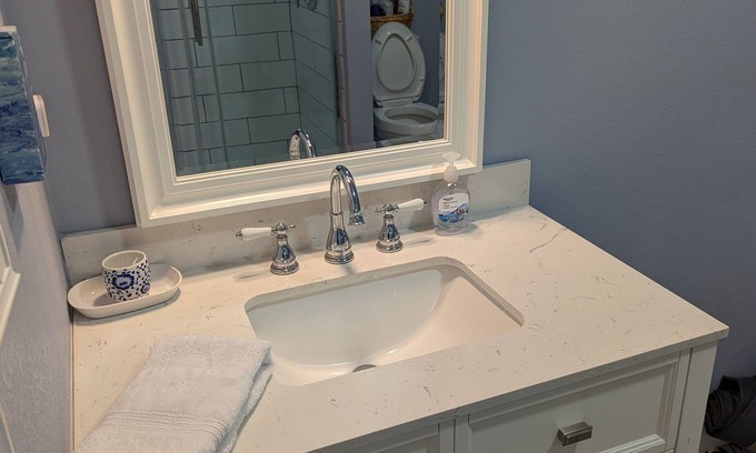 McKinney Apartment | Bluebonnet Quest Quarters Near Historic District and old Downtowm Mckinney Shops