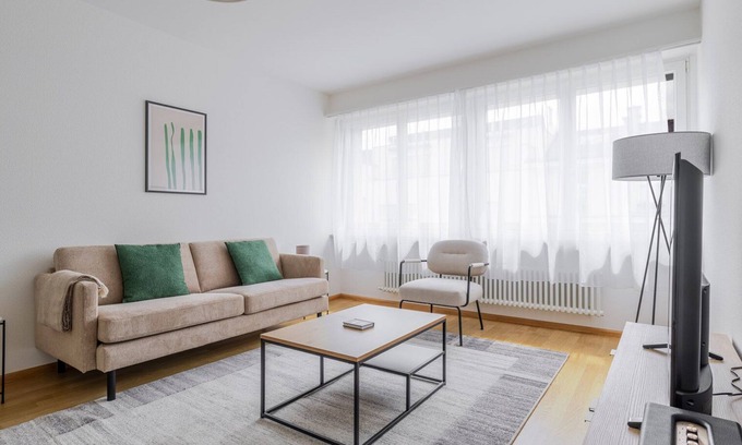 Basel Apartment | Blueground | Am Ring, balcony, nr Kunstmuseum