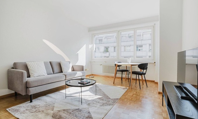 Basel Apartment | Blueground | Am Ring, shared w/d & storage