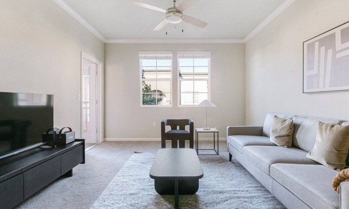 Milpitas Apartment | Blueground | Coyote Creek North, pool, nr Park