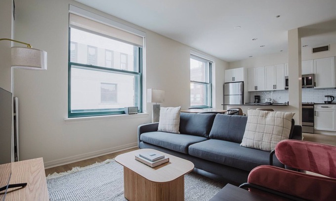 Downtown Boston Apartment | Blueground | Downtown, gym & w/d, nr harbor