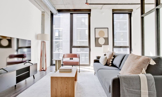 Navy Yard Apartment | Blueground | Navy Yard, rooftop, nr Navy Yard Park