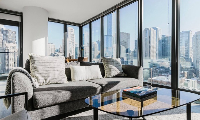 Killgubbin Apartment | Blueground | River North, pool & w/d, nr Mile