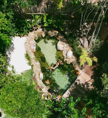 Marau Apartment | Boa Village- Bungalow com Piscina Natural- Praia de Algodões