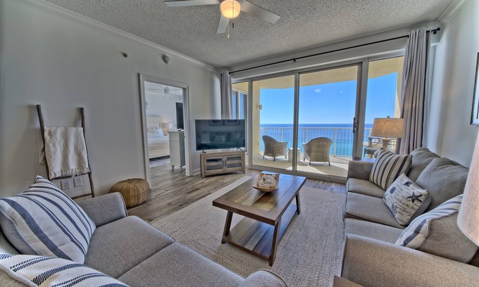 Panama City Beach Condo | Boardwalk Beach Resort 1410~Gulf Front~Sleeps 8