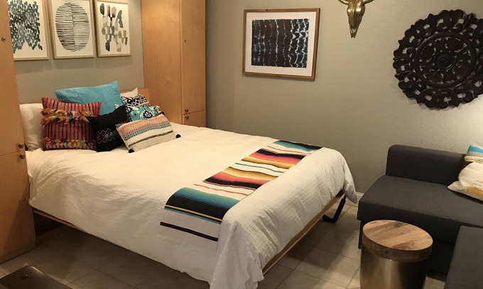 Redington Beach Apartment | Boho Beach Getaway with pool-Clearwater/St. Pete Beach-3 min. walk to beach