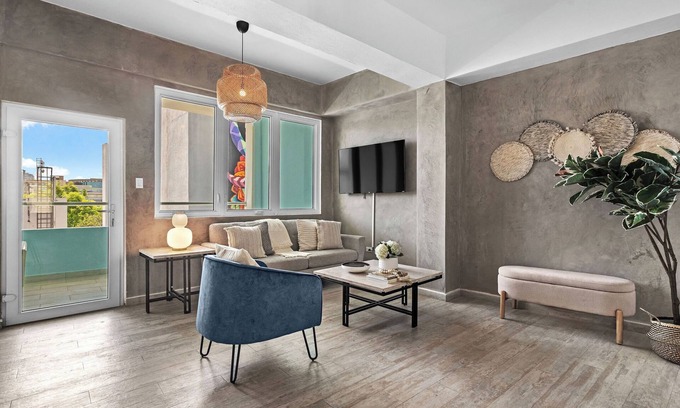 Miramar Apartment | Boho Loft | Modern & Chic in Santurce