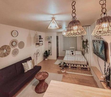 Bocaue Apartment | Boho Themed 1BR Condo near PH Arena and SM Marilao