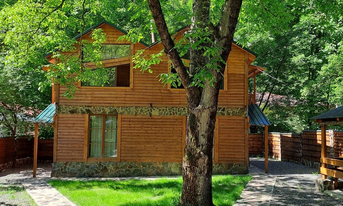 Likani Villa | Borjomi in likani. National park of borjom kharagauli. Mountain forest hiking