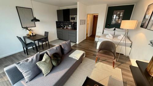 Moers Apartment | BOSTEL 89 - Moderne Stadtwohnung in Moers mit Klimaanlage