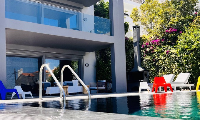 Kallitechnoupoli House | Boutique aegean villa with privet pool