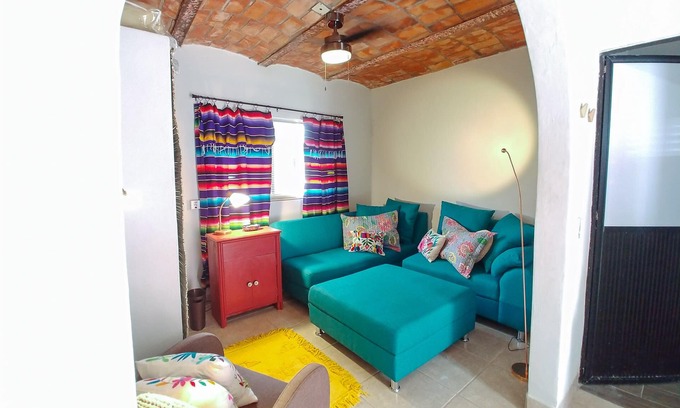 La Penita de Jaltemba Apartment | Boutique designer bachelor on the beach with plunge pool.