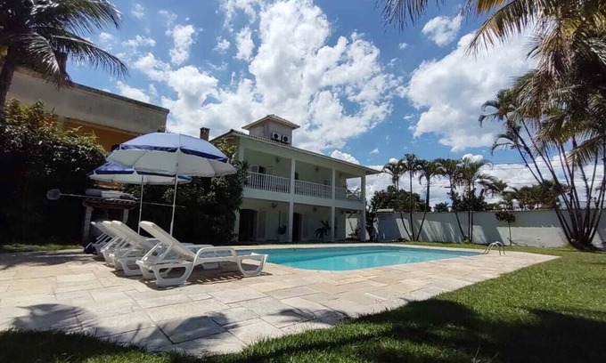 Balneario Praia do Pernambuco House | House 4 suites - Pool/BBQ, Wi-Fi, AIR COND near Pernambuco Beach