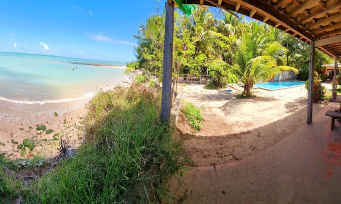 Jacuma House | MH paradise with amazing pool, large barbecue by the sea, lots of space