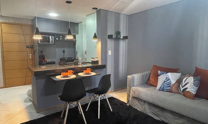 Bauru Apartment | Charming loft (CPO, Centrinho USP, Bauru Shopping)