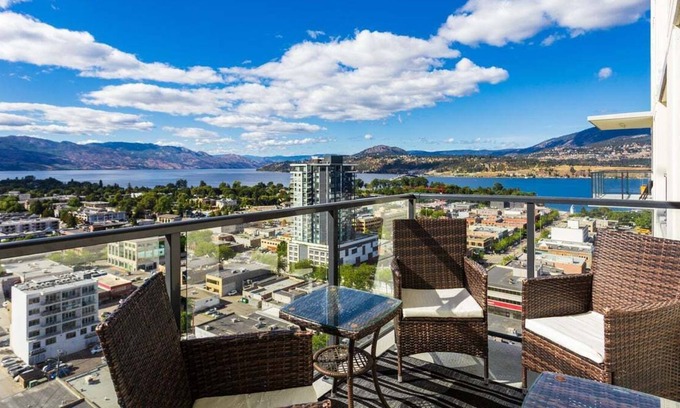 Kelowna Central Business District Condo | Brand New 2 Bedroom Condo Breathtaking Views
