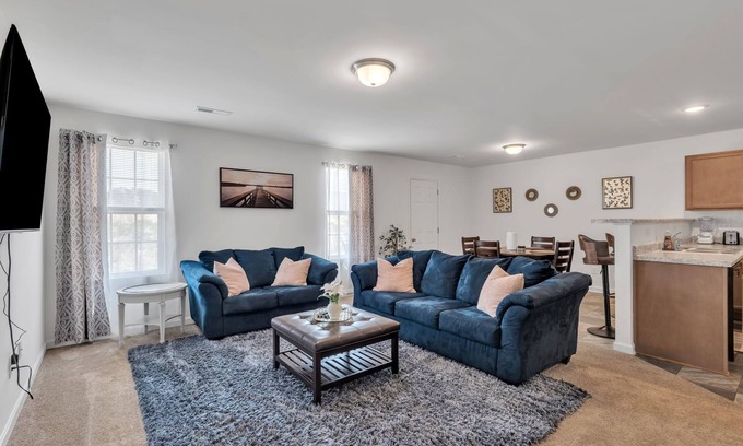 Greensboro House | Brand new 2025 4 Bedroom Home–Prime Greensboro Location Near Coliseum & Downtown