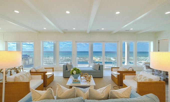 Villa Segunda House | BRAND NEW 6 Bedroom, 6 Full Bath and one1/2 Bath/Gulf Front Home/Private Pool